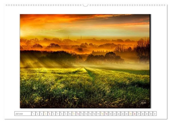 Produktbild: Zwischenzeiten - Zeiten zwischen Tag und Nacht (Wandkalender 2026 DIN A2 quer), CALVENDO Monatskalender