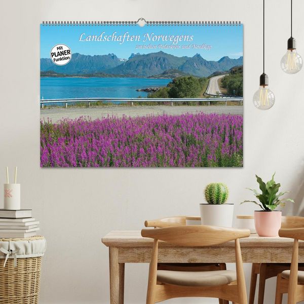 Produktbild: Landschaften Norwegens zwischen Polarkreis und Nordkap (Wandkalender 2026 DIN A2 quer), CALVENDO Monatskalender