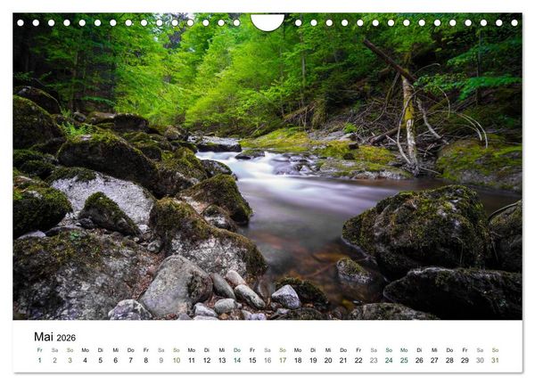 Produktbild: Traumlandschaften im Bayrischen Wald (Wandkalender 2026 DIN A4 quer), CALVENDO Monatskalender