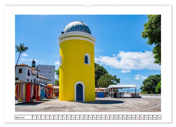 Produktbild: Brasiliens K&uuml;stenst&auml;dte - Rio de Janeiro, Olinda und Salvador de Bahia (Wandkalender 2026 DIN A2 quer), CALVENDO Monatskalender