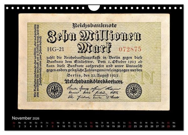 Produktbild: Vergangene Werte (Wandkalender 2026 DIN A4 quer), CALVENDO Monatskalender