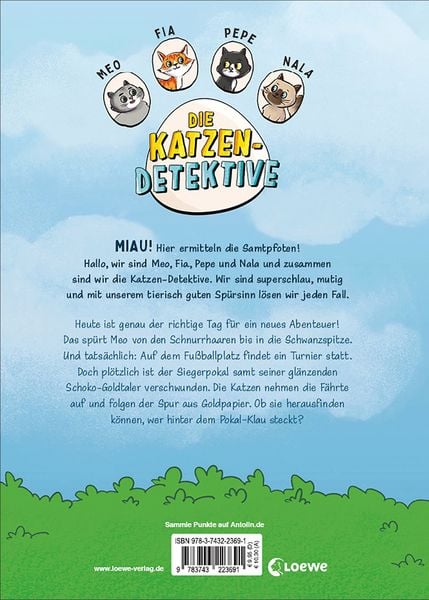Produktbild: Die Katzen-Detektive (Band 1) - Ein Fall f&uuml;r die Samtpfoten