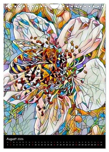 Produktbild: Digitale Formationen (Wandkalender 2026 DIN A4 hoch), CALVENDO Monatskalender