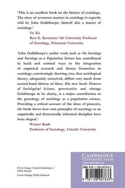 Produktbild: Pioneers of Sociological Science