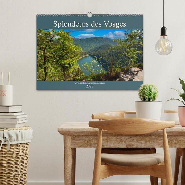 Produktbild: Splendeurs des Vosges (Calendrier mural 2026 DIN A3 vertical), CALVENDO calendrier mensuel