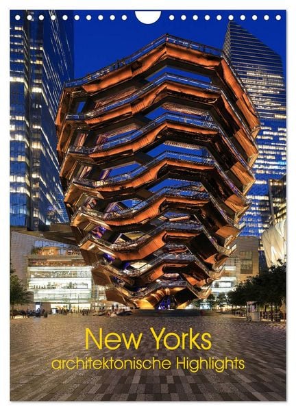 Produktbild: New Yorks architektonische Highlights (Wandkalender 2026 DIN A4 hoch), CALVENDO Monatskalender