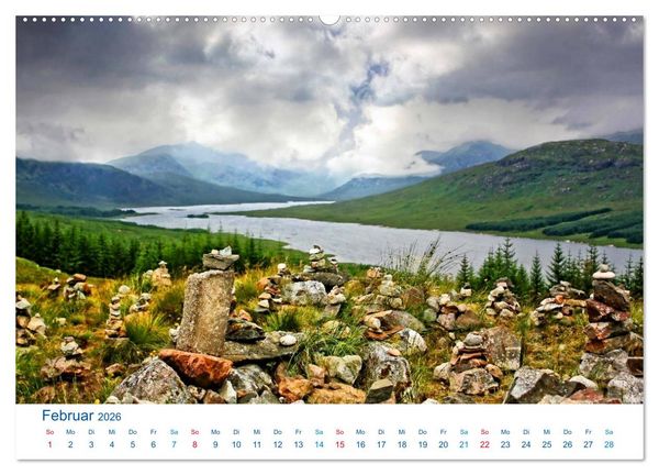 Produktbild: Schottlands S&uuml;den 2026. Impressionen zwischen Edinburgh, Loch Ness und Isle of Skye (Wandkalender 2026 DIN A2 quer), CALVENDO Monatskalender