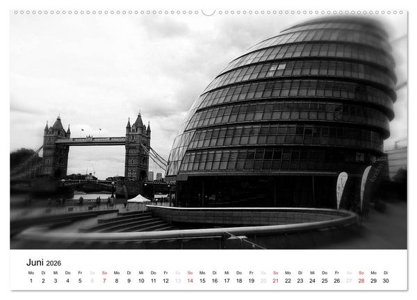 Produktbild: London (Wandkalender 2026 DIN A2 quer), CALVENDO Monatskalender