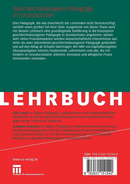 Produktbild: Geschlechtsbezogene P&auml;dagogik and Grundschulen