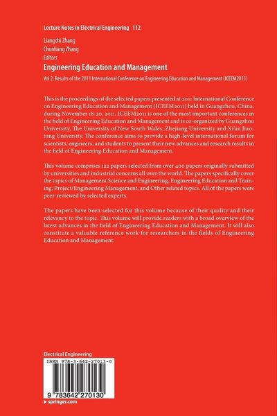 Produktbild: Engineering Education and Management