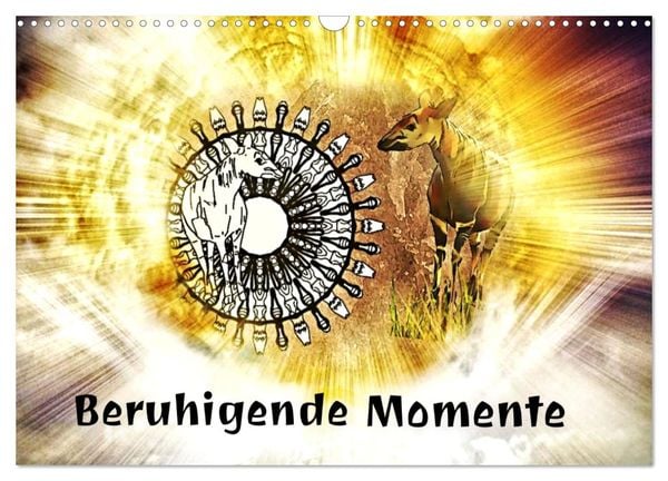 Mandalas 2025 - Beruhigende Momente (Wandkalender 2025 DIN A3 quer), CALVENDO Monatskalender