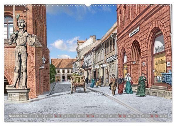 Produktbild: Altmark um 1900 - Orte zur Kaiserzeit in Farbe &ndash; kolorierte Fotografien (Wandkalender 2027 DIN A2 quer), CALVENDO Monatskalender