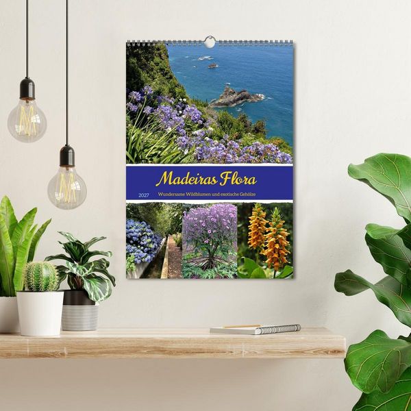 Produktbild: Madeiras Flora. Wundersame Wildblumen und exotische Geh&ouml;lze (Wandkalender 2027 DIN A3 hoch), CALVENDO Monatskalender