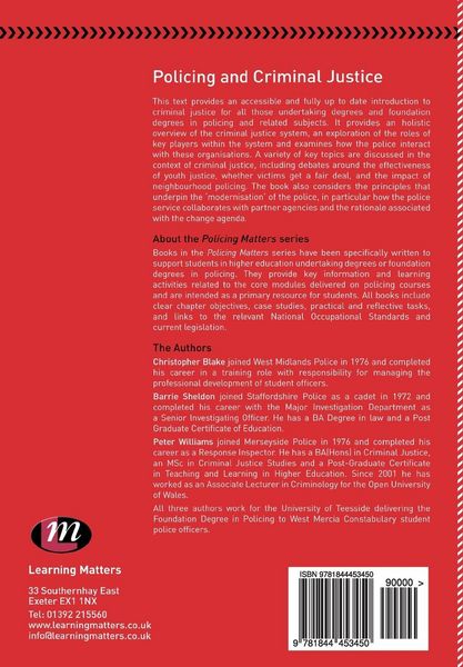 Produktbild: Policing and Criminal Justice