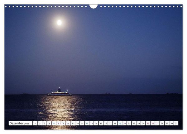 Produktbild: F&ouml;hr - Wasser Landschaft Wind und Meer (Wandkalender 2026 DIN A3 quer), CALVENDO Monatskalender