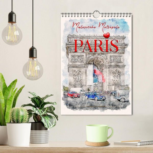 Produktbild: Paris - malerische Metropole (Wandkalender 2026 DIN A4 hoch), CALVENDO Monatskalender