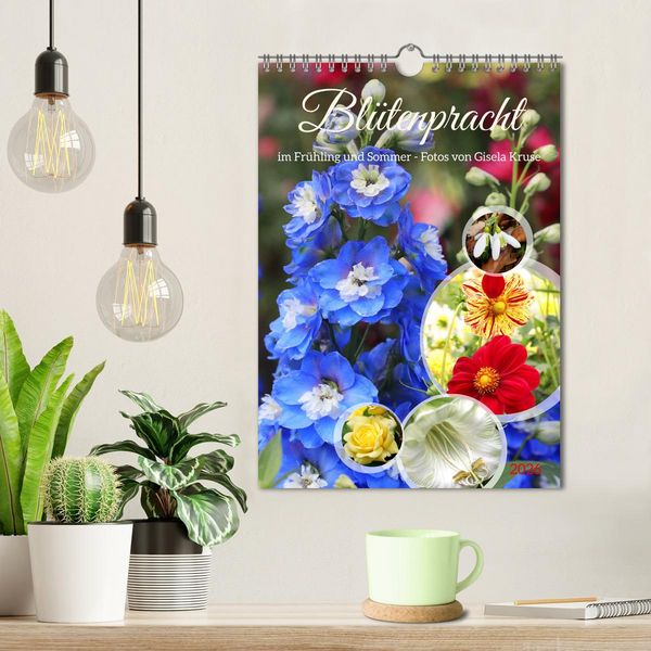 Produktbild: Bl&uuml;tenpracht im Fr&uuml;hling und Sommer (Wandkalender 2026 DIN A4 hoch), CALVENDO Monatskalender