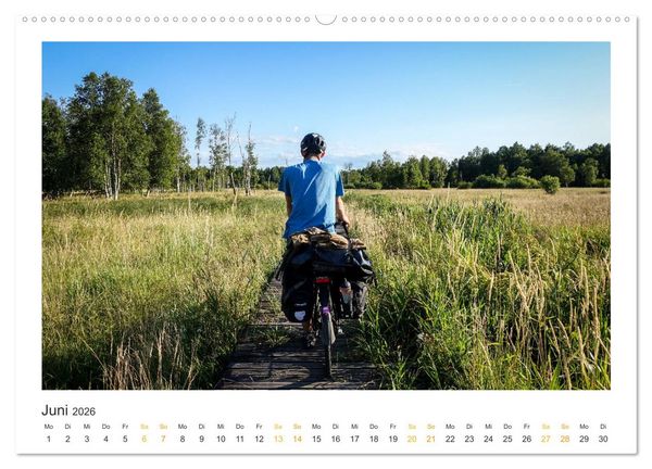 Produktbild: Radreisegl&uuml;ck Ostsee (Wandkalender 2026 DIN A2 quer), CALVENDO Monatskalender