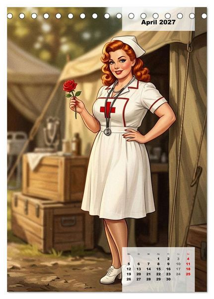 Produktbild: Uniform-Girls (Tischkalender 2027 DIN A5 hoch), CALVENDO Monatskalender