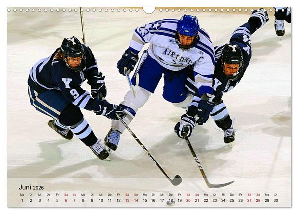 Produktbild: Eishockey - Kampf um den Puck (Wandkalender 2026 DIN A3 quer), CALVENDO Monatskalender