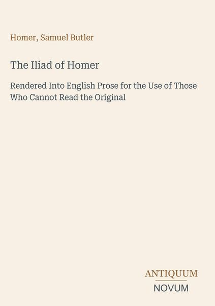 Produktbild: The Iliad of Homer