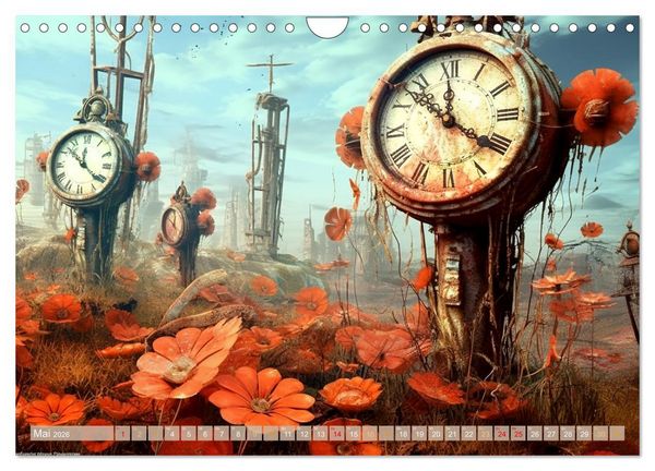 Produktbild: Surreale Uhren (Wandkalender 2026 DIN A4 quer), CALVENDO Monatskalender