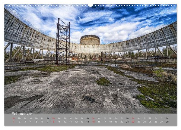 Produktbild: Tschernobyl - In der Sperrzone (hochwertiger Premium Wandkalender 2026 DIN A2 quer), Kunstdruck in Hochglanz