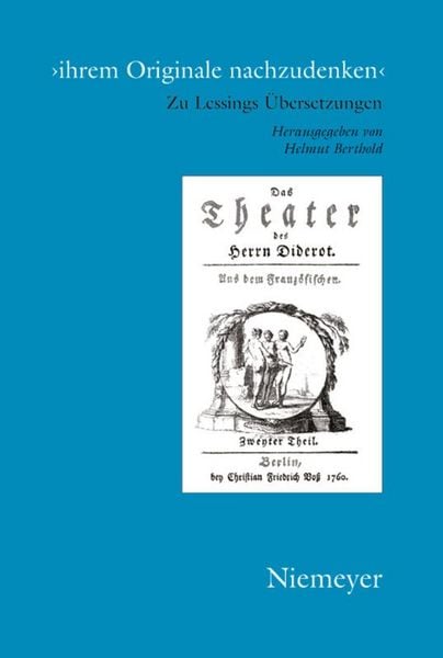 Produktbild: 'ihrem Originale nachzudenken'