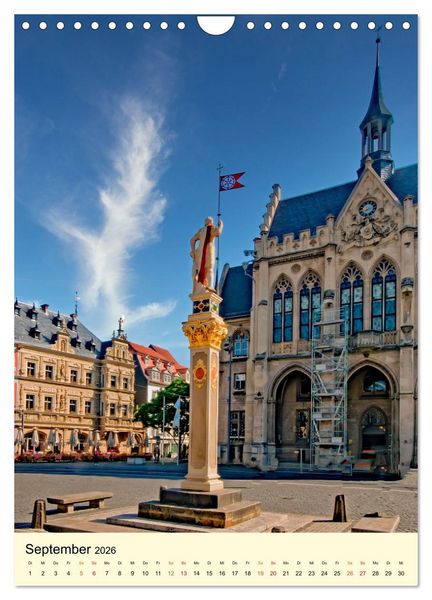 Produktbild: Geliebtes Erfurt (Wandkalender 2026 DIN A4 hoch), CALVENDO Monatskalender