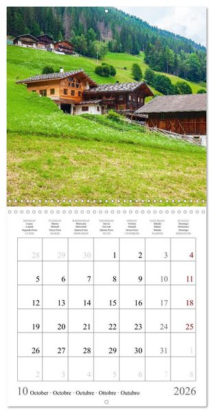 Produktbild: Beautiful old farmhouses (Wall Calendar 2026 12 &times; 12 Inch) CALVENDO 12 Month Wall Calendar