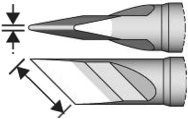 Produktbild: JBC Tools C210018 L&ouml;tspitze Sonderform, klingenf&ouml;rmig Spitzen-Gr&ouml;&szlig;e 0.3mm Inhalt 1St.