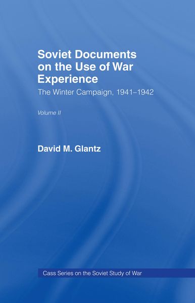 Produktbild: Soviet Documents on the Use of War Experience