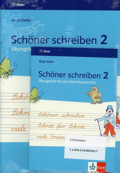 Schöner schreiben Schritt für Schritt, viele Freunde helfen mit. inkl. Übungsheft, 2. Jahrgangsstufe - Lateinische Ausga