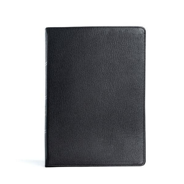 Produktbild: CSB Spurgeon Study Bible, Holman Handcrafted Collection, Black Premium Goatskin