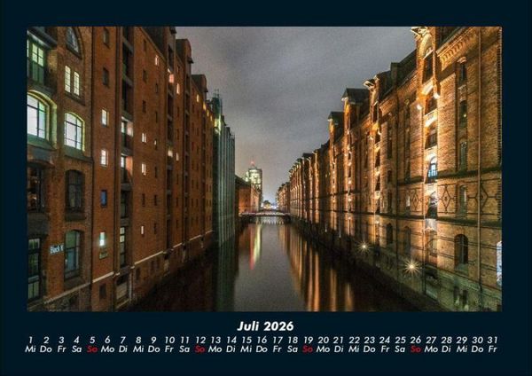 Produktbild: Hamburgs Sch&ouml;nheit 2026 Fotokalender DIN A4