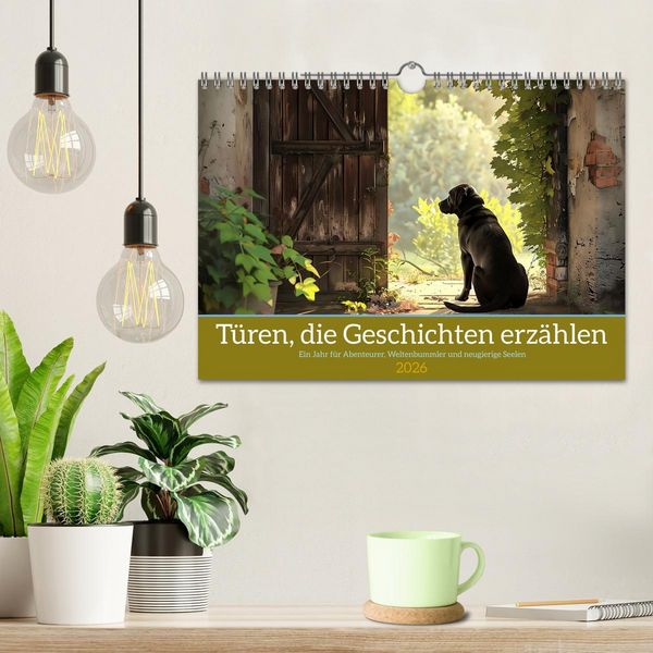 Produktbild: T&uuml;ren, die Geschichten erz&auml;hlen (Wandkalender 2026 DIN A4 quer), CALVENDO Monatskalender