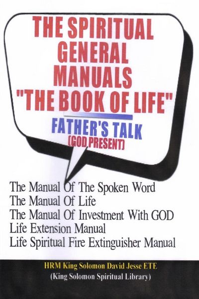 Produktbild: THE SPIRITUAL GENERAL MANUALS "THE BOOK OF LIFE" (Chapter One)