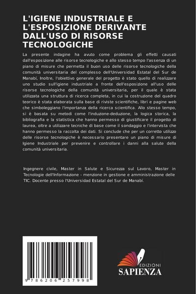 Produktbild: L'igiene Industriale E L'esposizione Derivante Dall'uso Di Risorse Tecnologiche