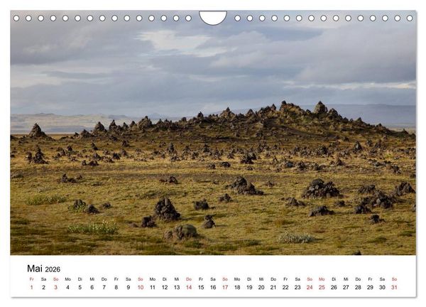 Produktbild: Island Natur pur (Wandkalender 2026 DIN A4 quer), CALVENDO Monatskalender