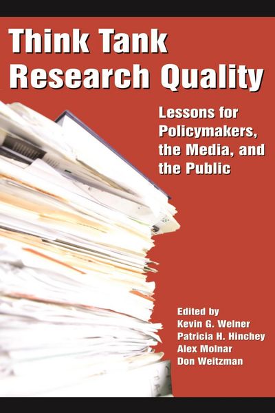 Produktbild: Think Tank Research Quality