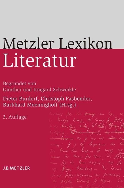 Produktbild: Metzler Lexikon Literatur