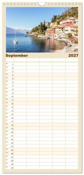 Produktbild: Familienplaner 2027 - Italien - Eine Reise durch Bel Paese mit 5 Spalten (Wandkalender, 21 x 45 cm) CALVENDO