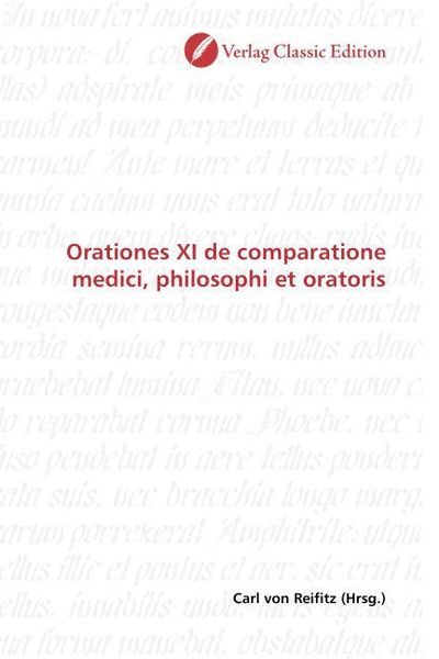Produktbild: Orationes XI de comparatione medici, philosophi et oratoris