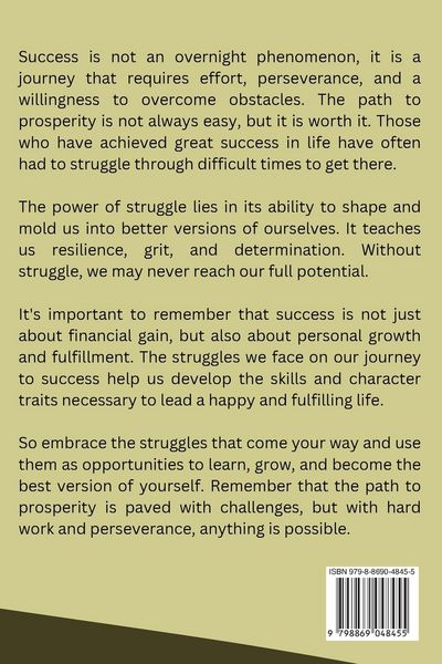 Produktbild: The Path to Prosperity Unleashing the Power of Struggle for Success