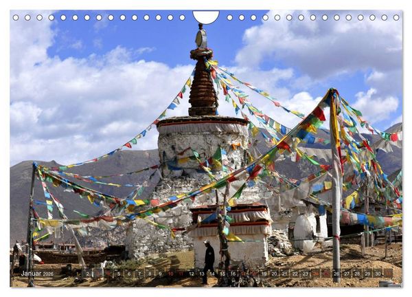 Produktbild: Stupas &ndash; Buddhistische Sakralbauten 2026 (Wandkalender 2026 DIN A4 quer), CALVENDO Monatskalender