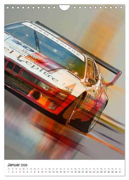 Produktbild: Faszination Rennsport (Wandkalender 2026 DIN A4 hoch), CALVENDO Monatskalender