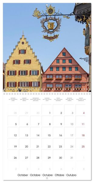 Produktbild: Rothenburg ob der Tauber - Medieval town in Germany (Wall Calendar 2026 12 &times; 12 Inch) CALVENDO 12 Month Wall Calendar