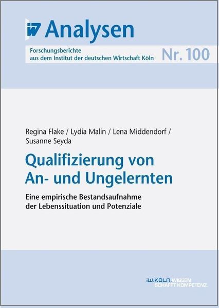 Produktbild: Qualifizierung von An- und Ungelernten
