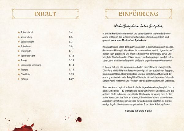 Produktbild: Crime & Dine &ndash; Das Krimi-Dinner-Set: Mord in Asgard