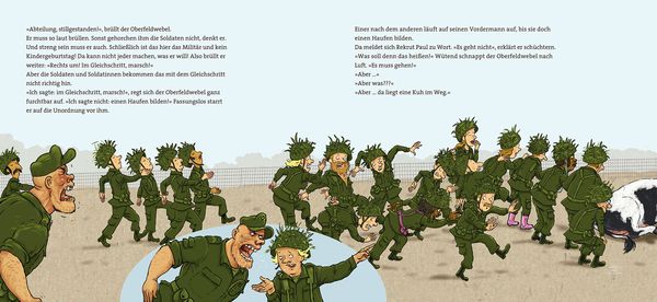 Produktbild: Eine Kuh beim Milit&auml;r